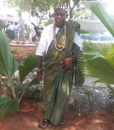 Togui Kodjo Akpabe VI que le préfet du Golfe Kofi Mélébou tenter de remplacer illégalement par un autre | Photo : D.B.-Z. / FB