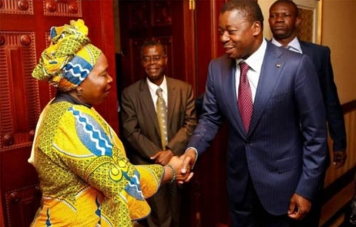 Tête-à-tête Faure Gnassingbé/Mme Dlamini Zuma, le sommet de Lomé au centre de l’entretien