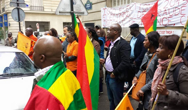 Togo, Une Dictature Oubliée : Manif de la diaspora togolaise au Canada le 4 novembre 2017 à Ottawa.