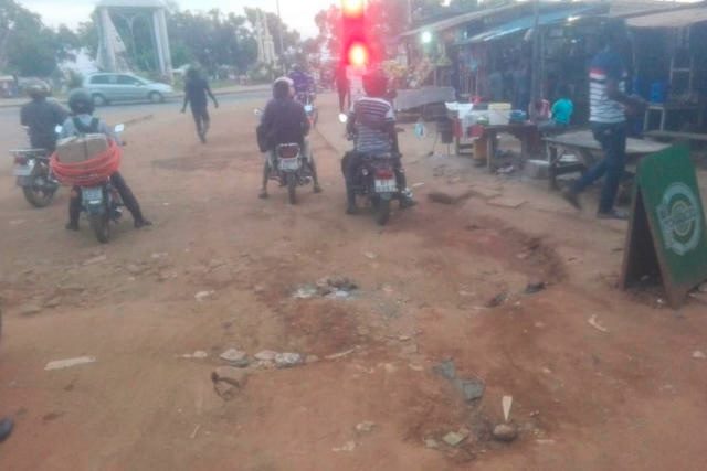 Le piteux état de la voie Baguida – Dévégo, Sud du Togo | Photo : Fraternité